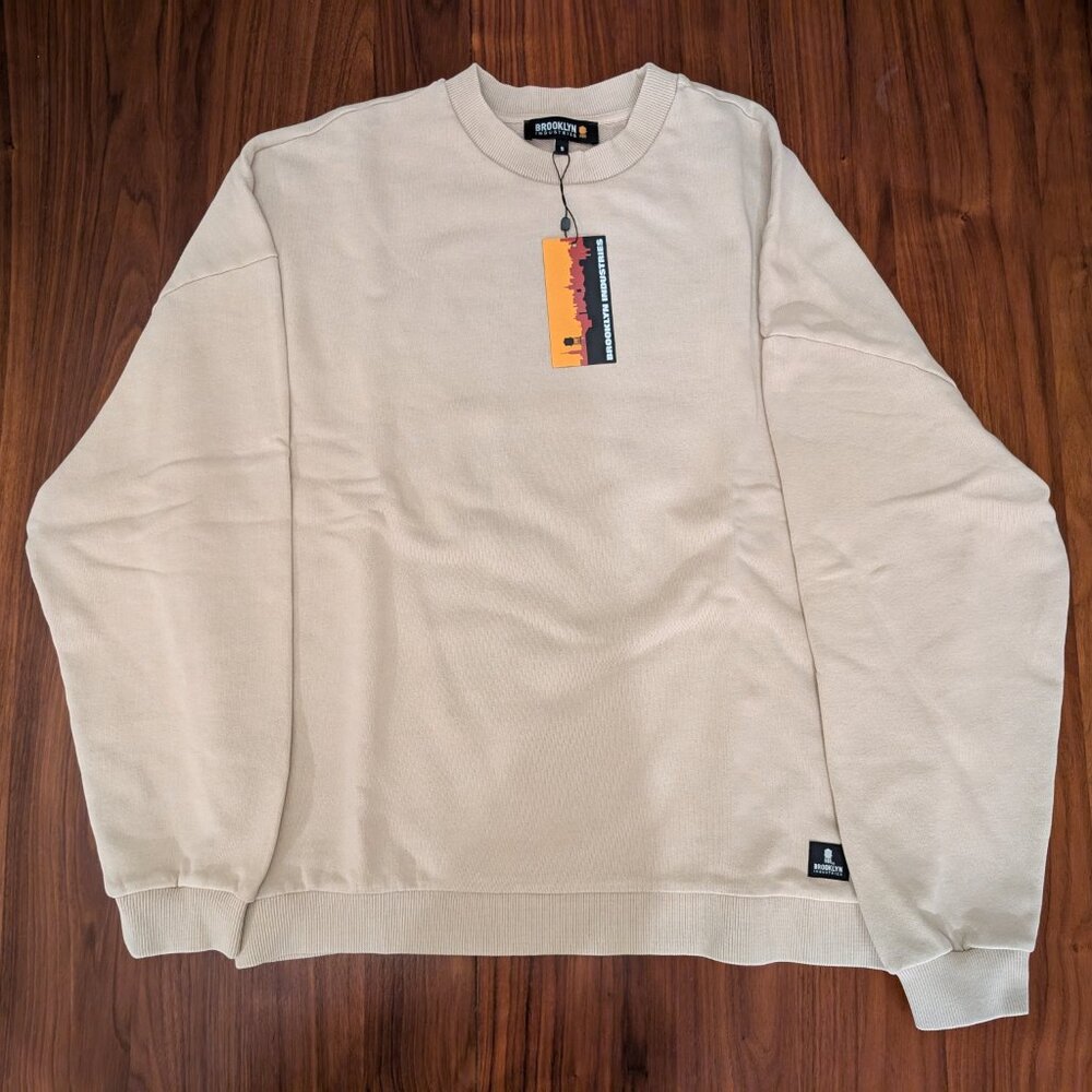 Brooklyn Industries Pure Cashmere Crew Neck Sweatshirt | Men's Small | New With